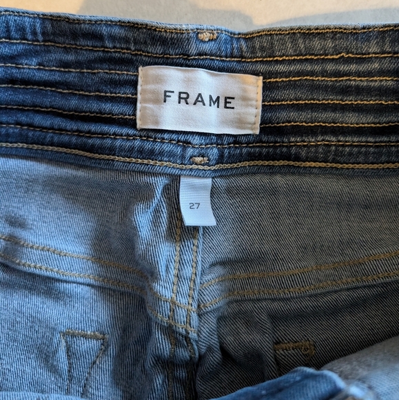 Frame Denim Jeans Le High Skinny Crop Jeans Size 27 - Picture 8 of 9